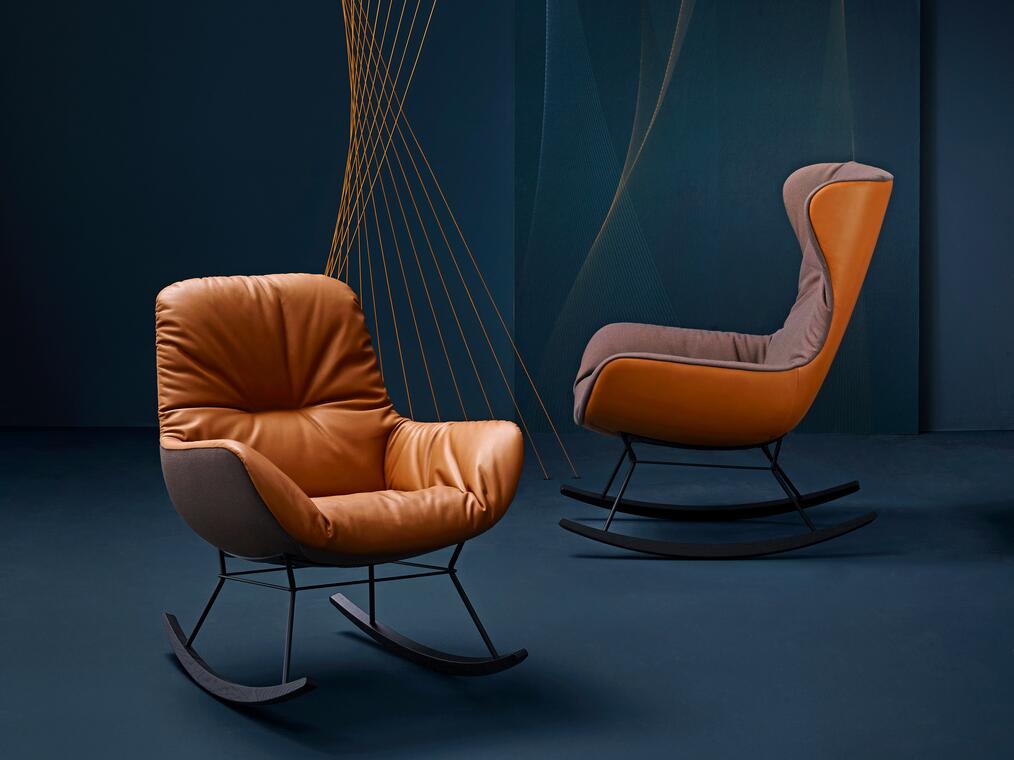 Leya Rocking Lounge Chair | Freifrau Manufaktur
