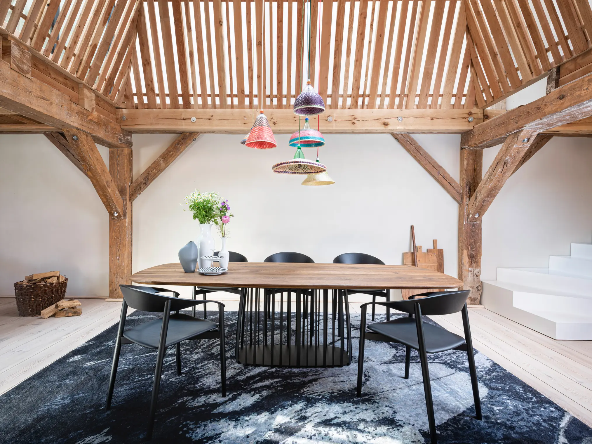Freifrau Stella chairs in an interior setting - luxury German handmade seating at Goettling Interiors showroom
